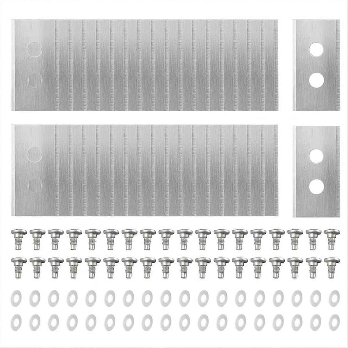 36Pcs Replacement Blades with Washers Screws for 