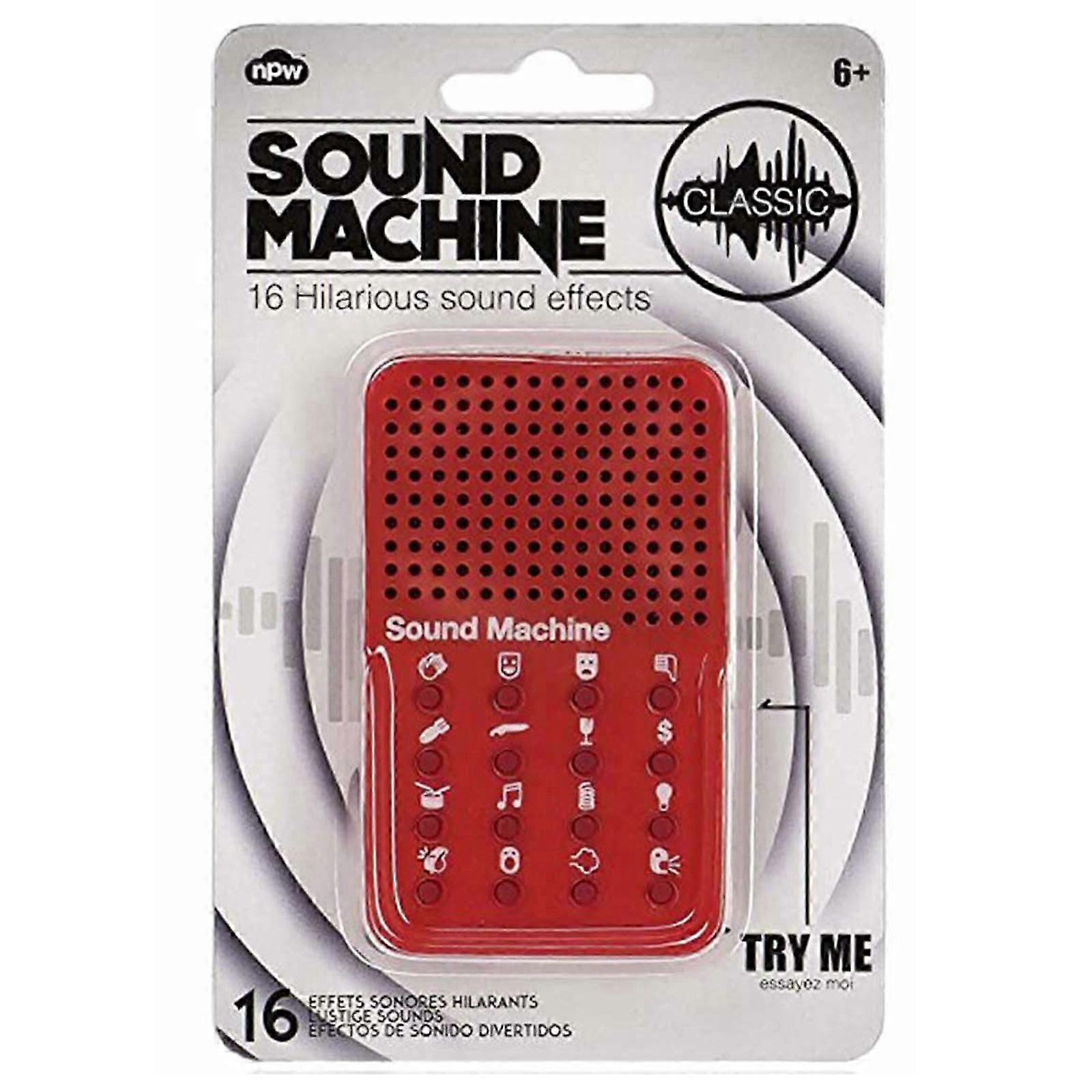 Classic Red Sound Machine Hilarious Novelty Prank Portable 16 Effect Noise