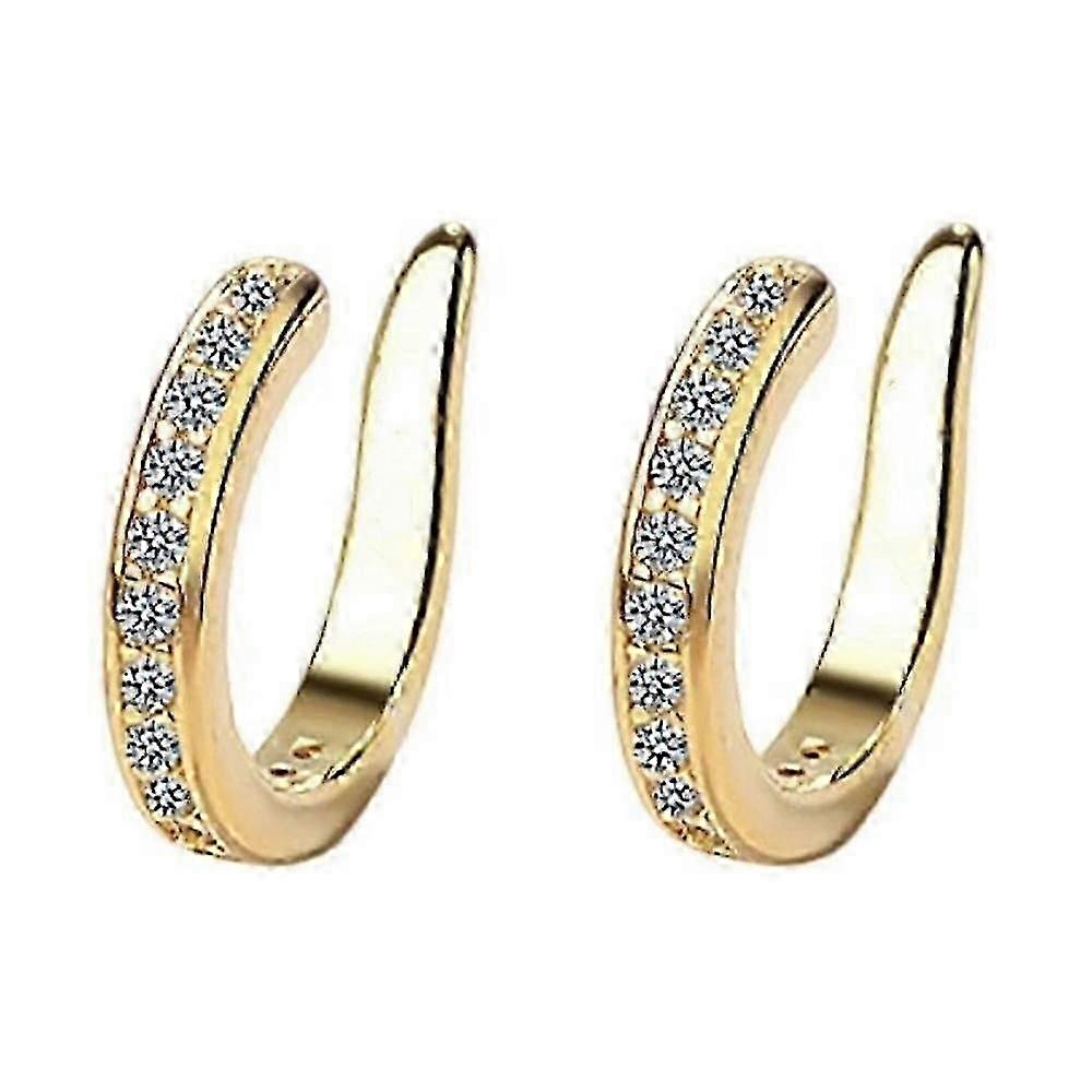 Ear Clips Pierceless Cuff Thin and Slightly Bulky Non-Piercing