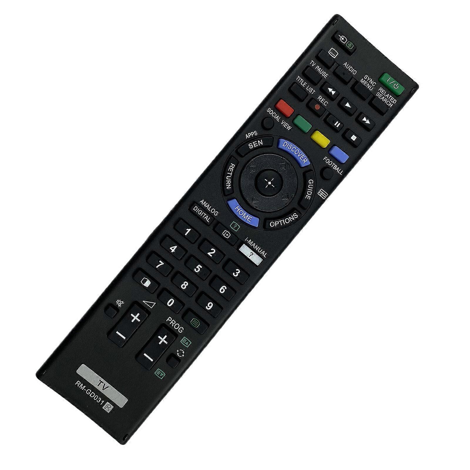 Ergonomic Replacement Remote RM-GD031 For Dedicated Television Models Easy Coverage Quick Sync Design Multicolor