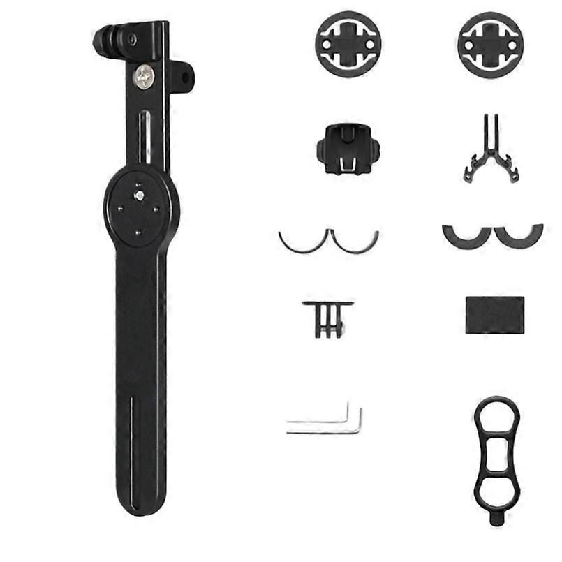 Metal Cycling Computer Mount Single-Arm Universal Timer Mount Accessories for Road Bikes/Mountain Bikes
