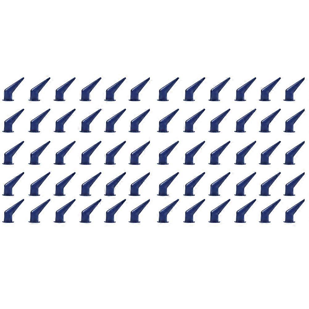 100 Pieces 45° Angle Nozzle for Bulk Caulk Tool, Cones Nozzles Caulking Nozzle Caulk Nozzle Applicator Replacement Blue