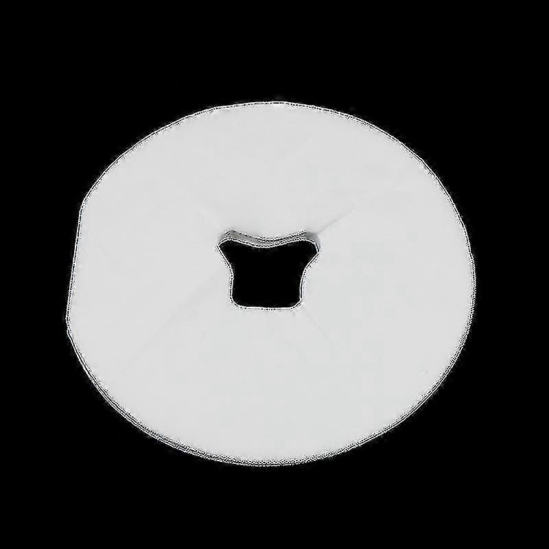 100pcs Disposable Face Rest Sheets Headrest Cradle Covers For Massage Bed White