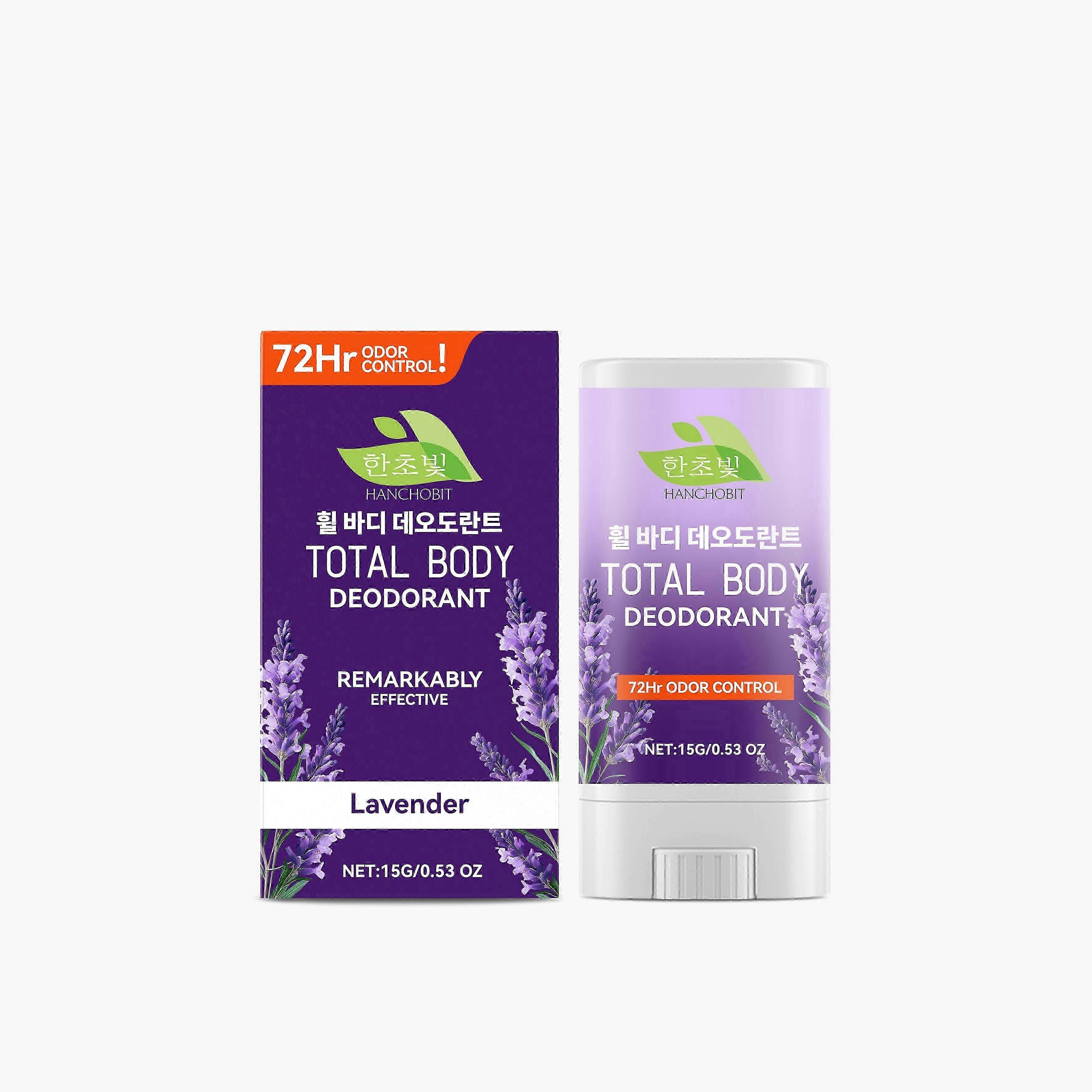 Lavender Antiperspirant Stick - Long-Lasting Odor & Sweat Protection, Gentle & Non-Irritating Formula, Easy Application for All-Day Freshness, 15g