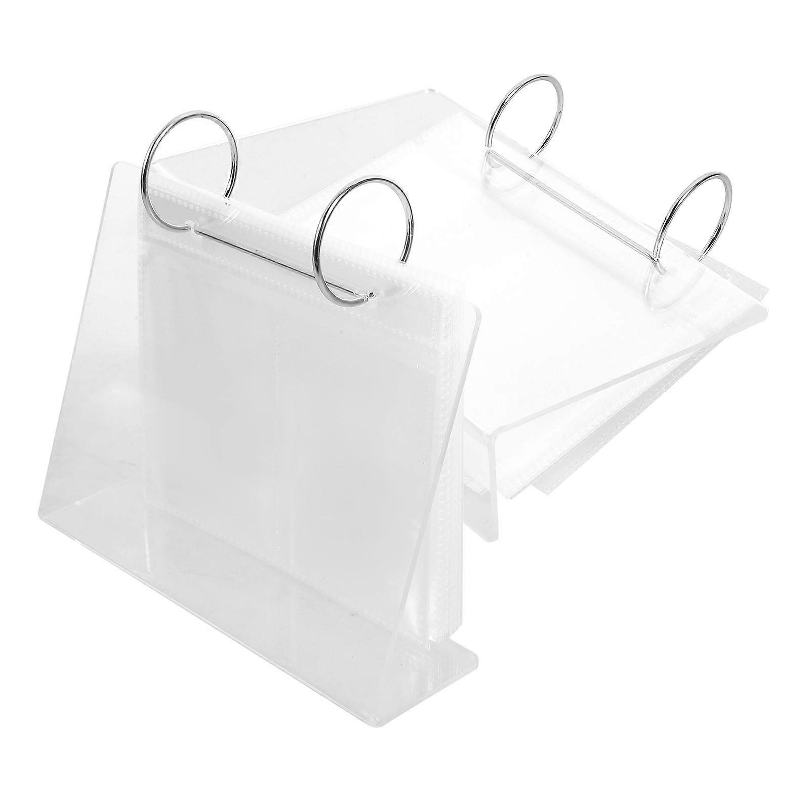 Multi Acrylic Photo Holder for Desk Display 2Pcs Set