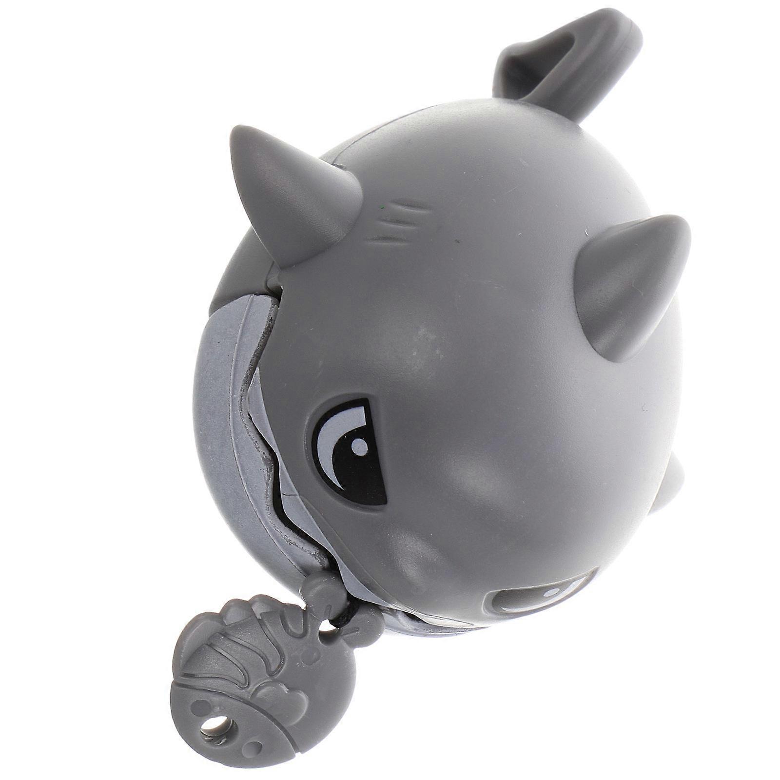 Plastic Shark Toy Pull String Vibration Fun Animal Plaything for Kids