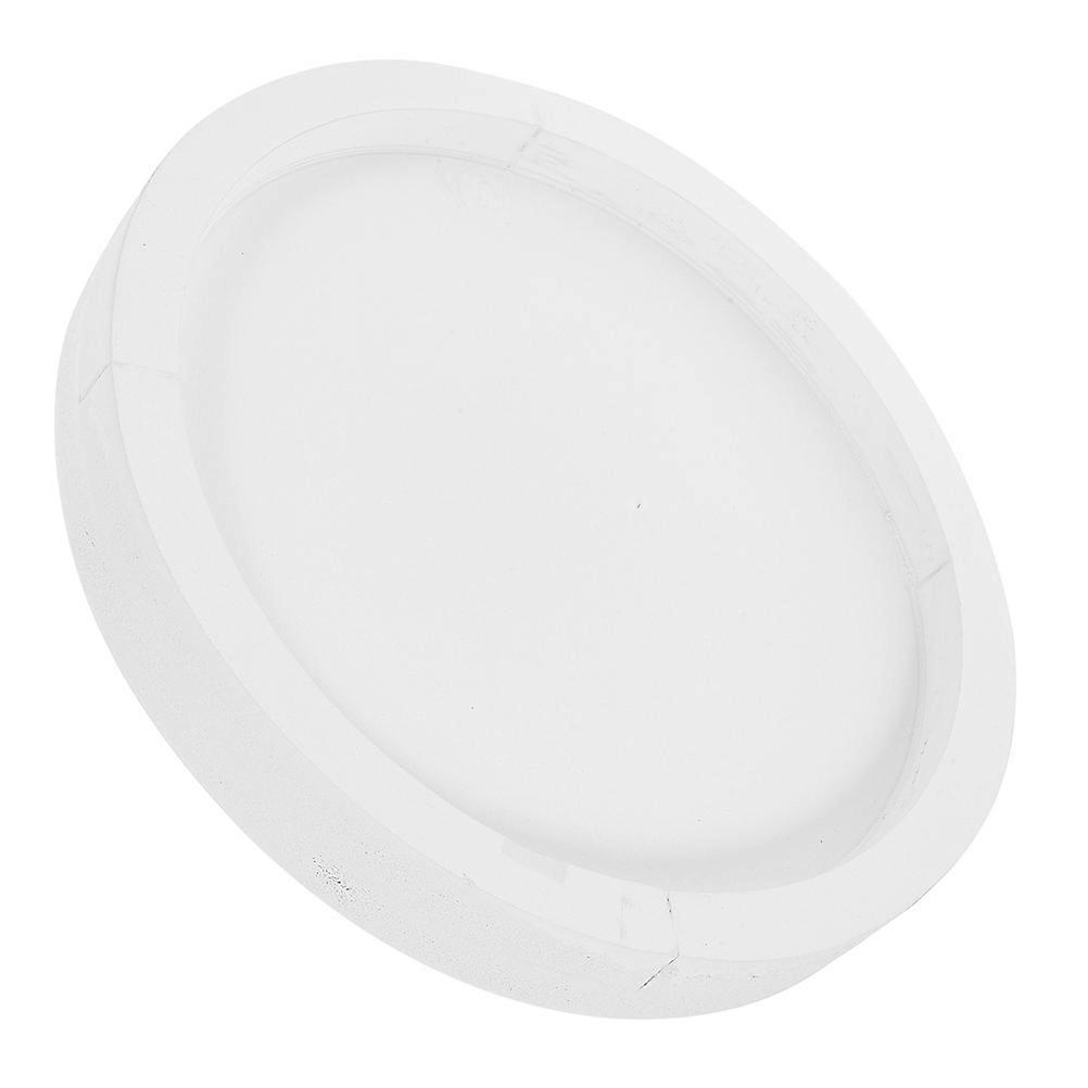 White Durable Planter Tray for Water Collection Round Design