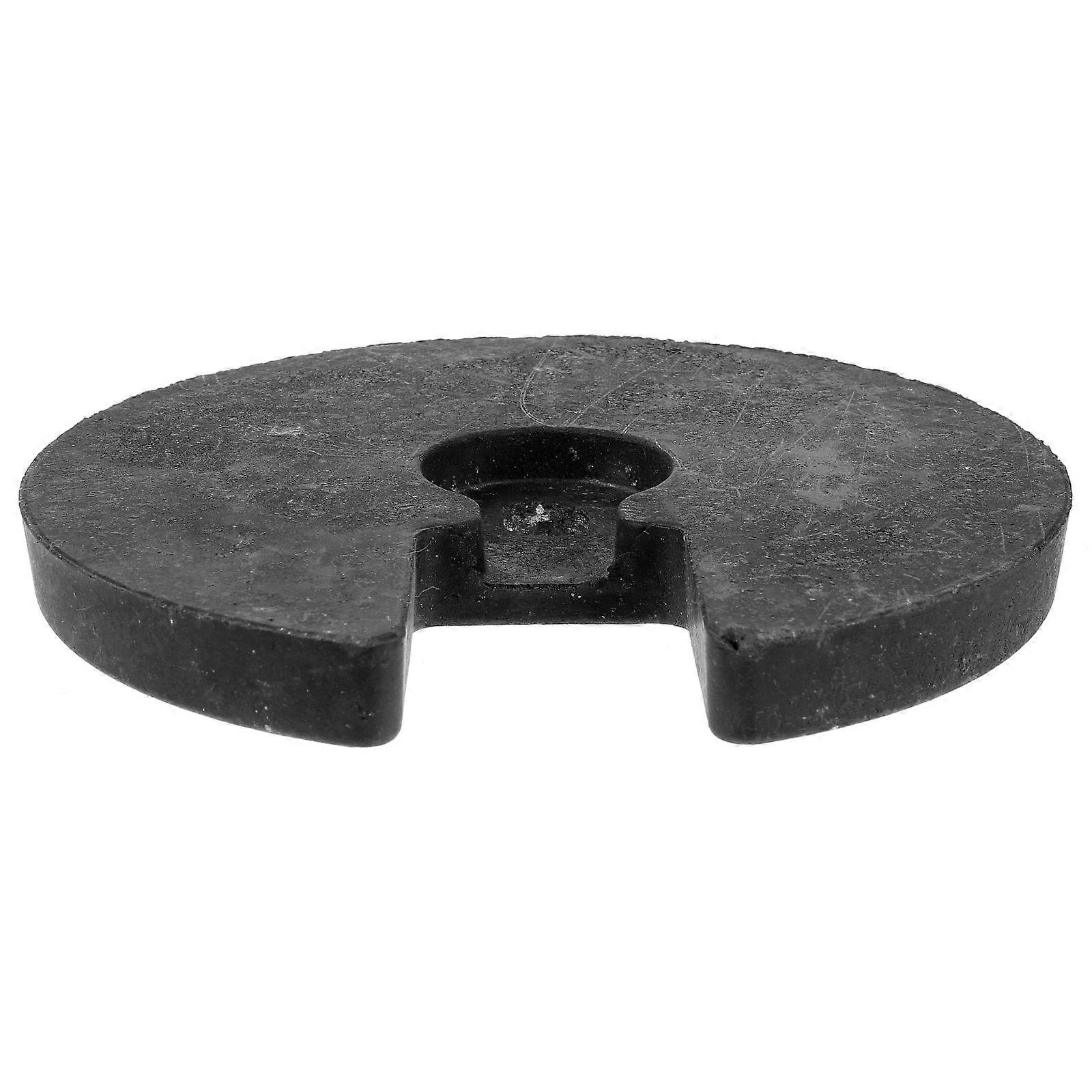 Black Table Lamp Base Weight for Convenient Round Lamp Holder