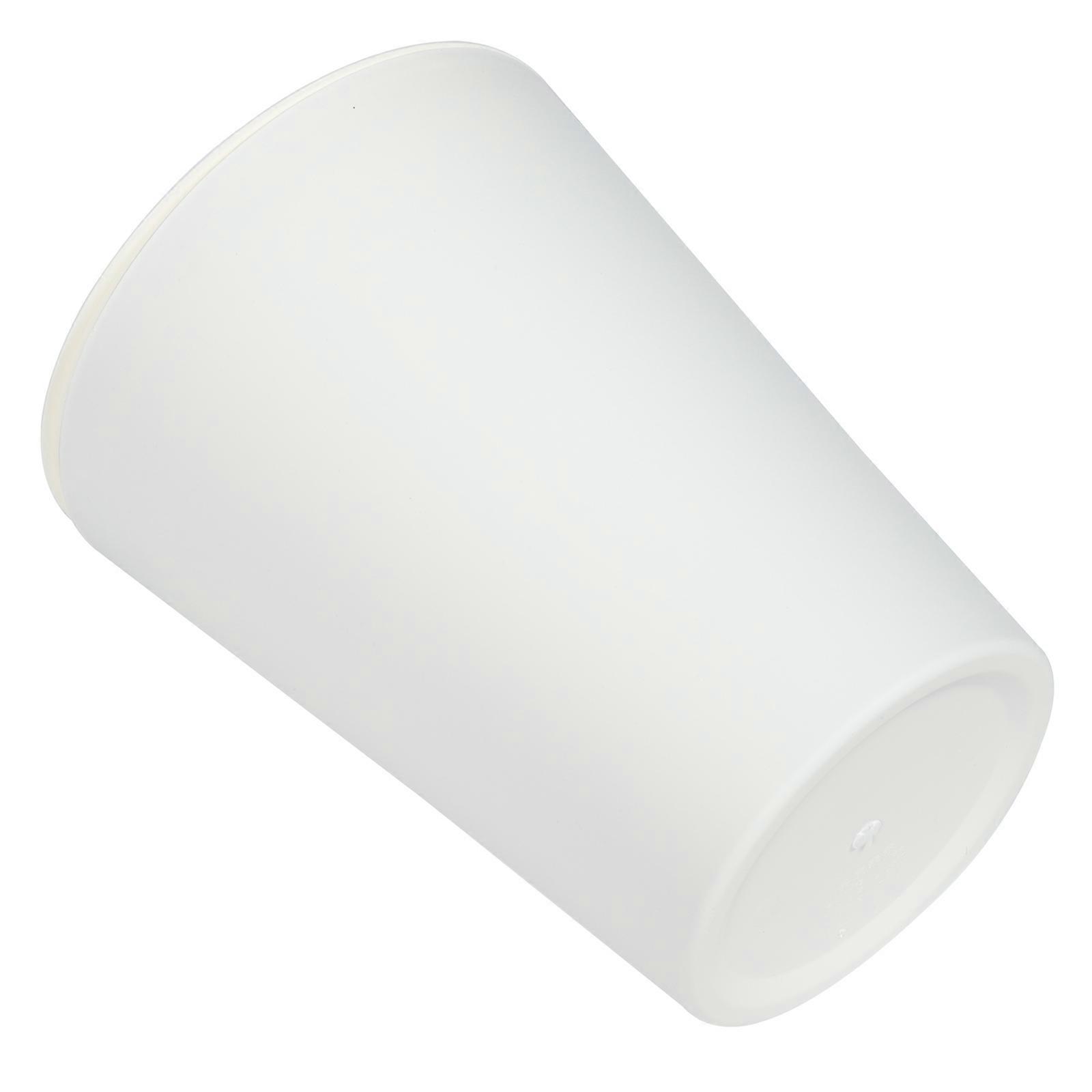 Trash Can Waste Container for Storage Use Household White Plastic Bin