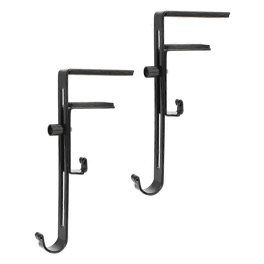 Iron Adjustable Stretch Hook Mantle Stocking Holders for 2Pcs Seasonal Use