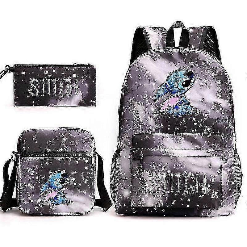 Lilo Stitch Backpack Three-piece Set School Bag 25-26