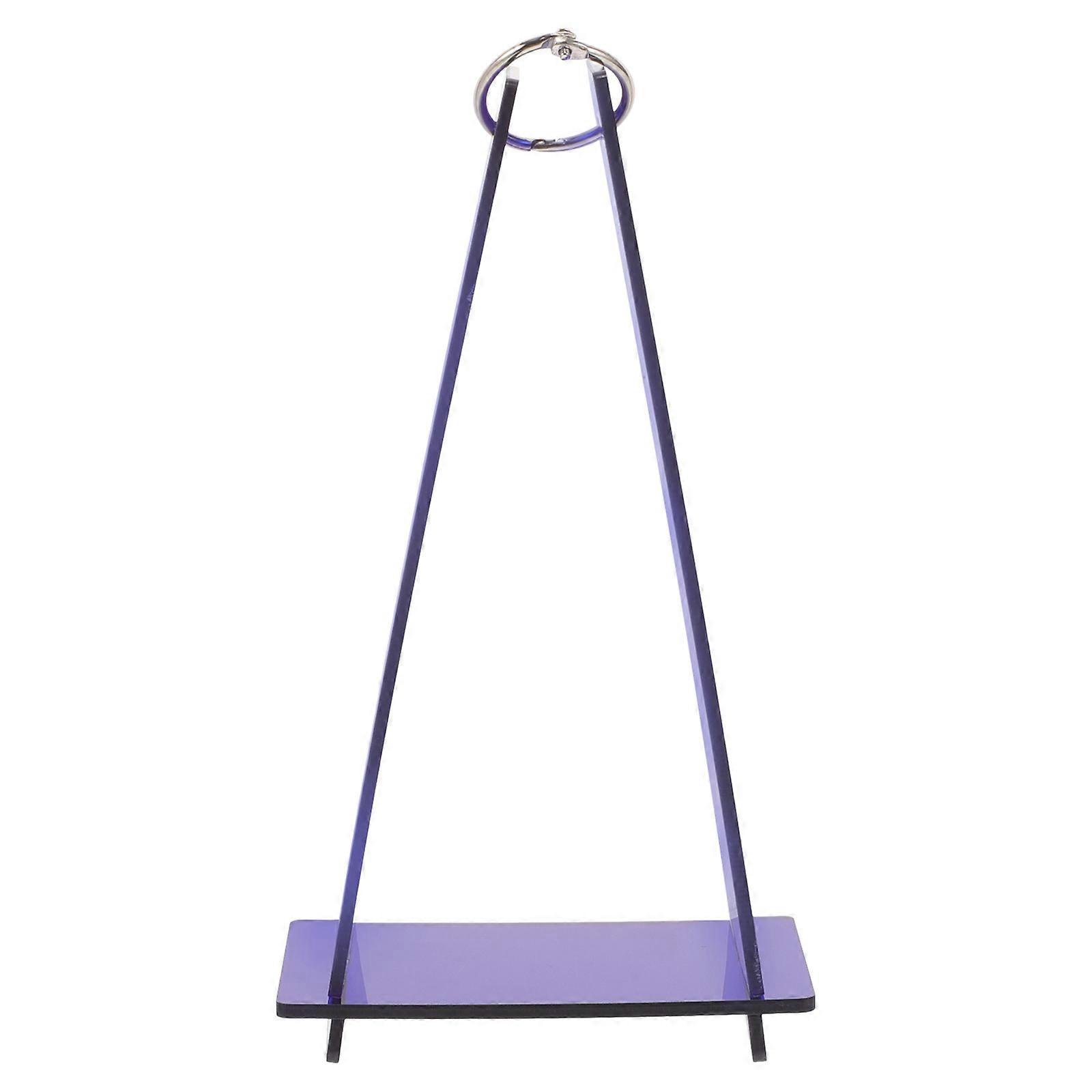 Flip Calendar Rack Blue Table Calendar Holder for Desktop Use