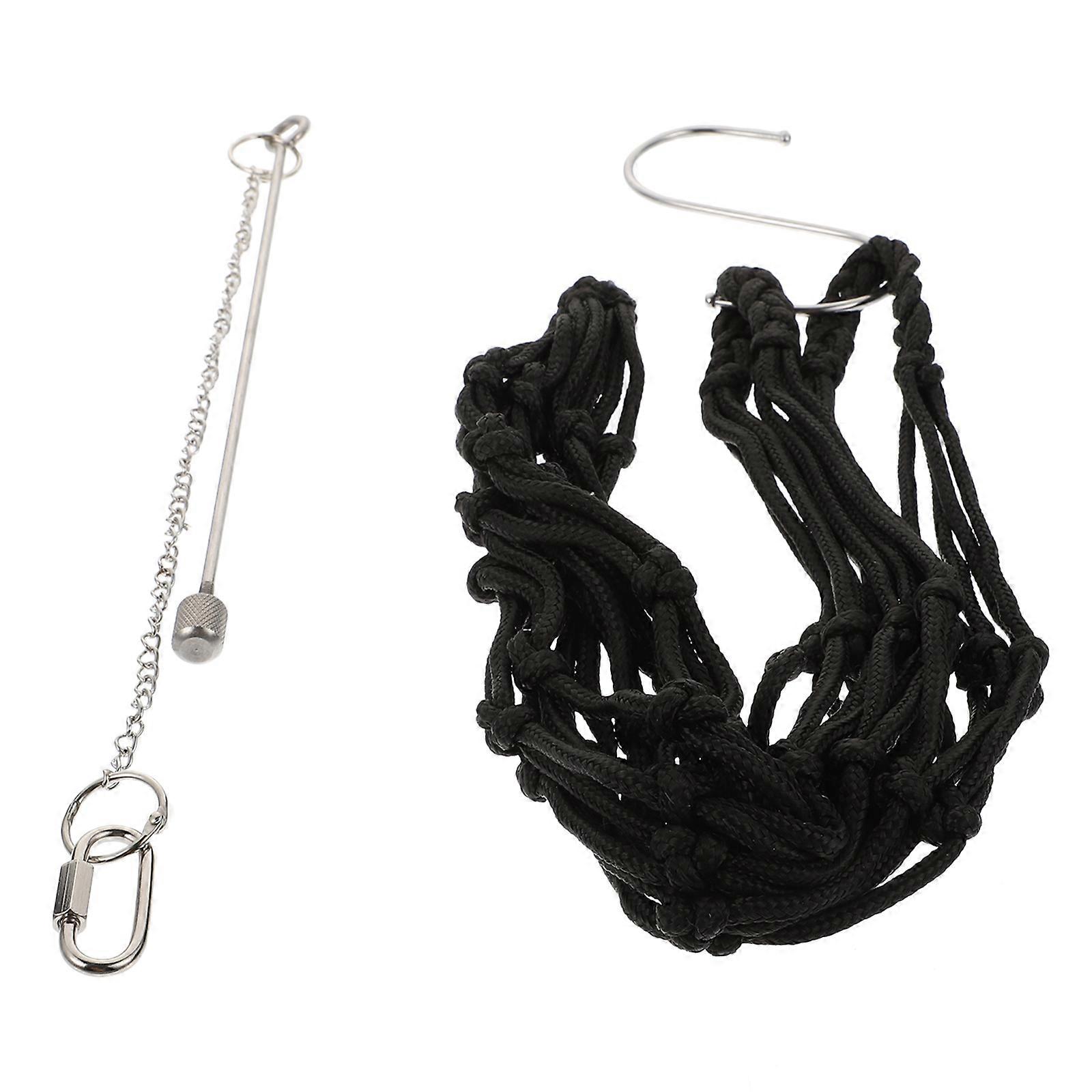 Chicken Net Bag and Fruit Fork Set for Practical Pet Feeding with 1Set