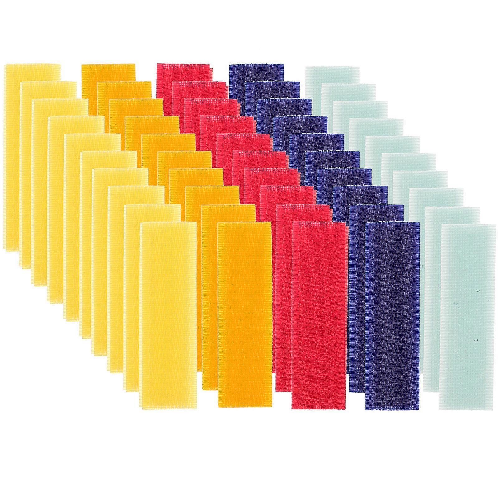 Shoe Tape Hook and Loop Strips for Securing 50Pcs Self-Adhesive Nylon Strips