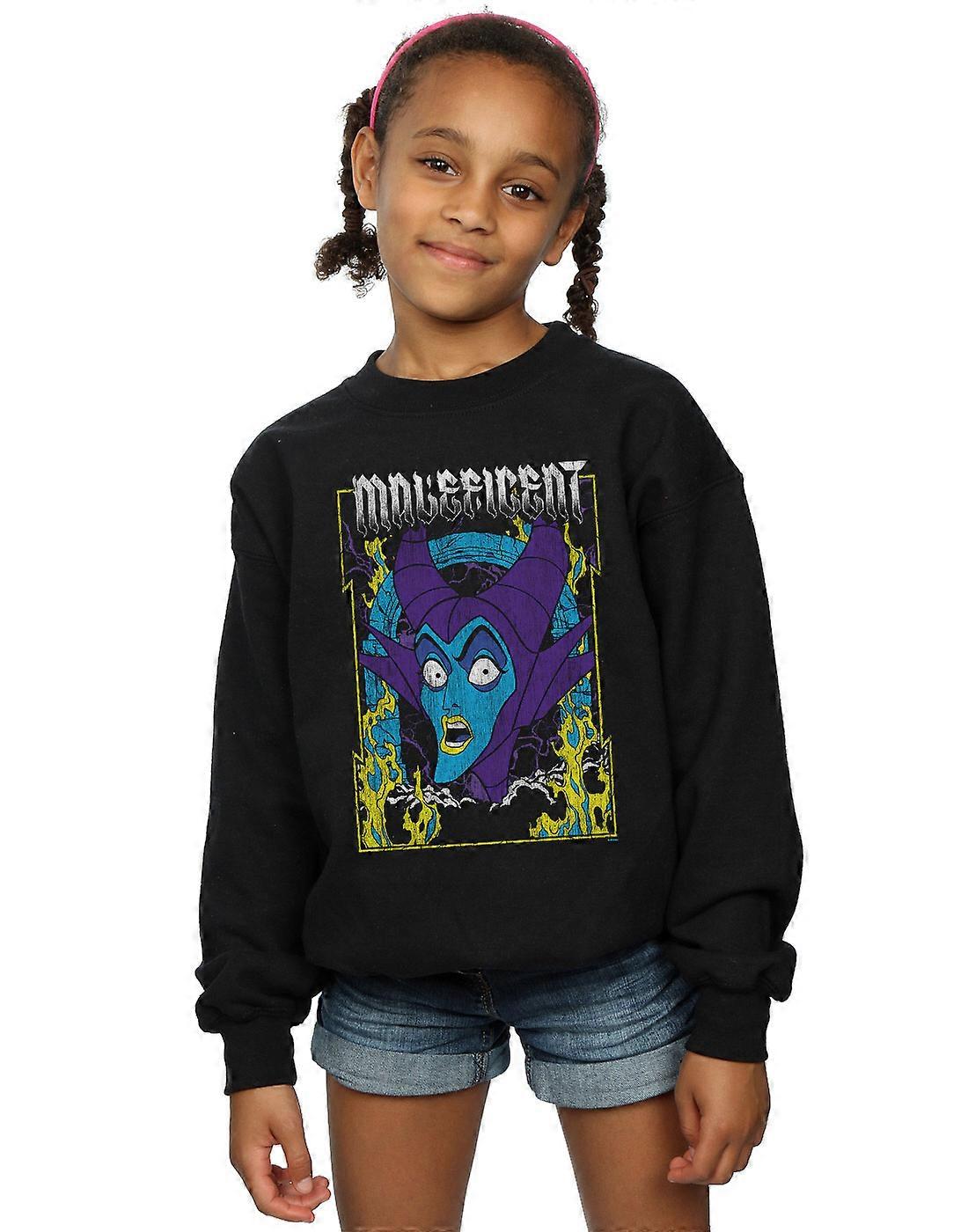 Disney Mädchen Maleficent Poster Sweatshirt