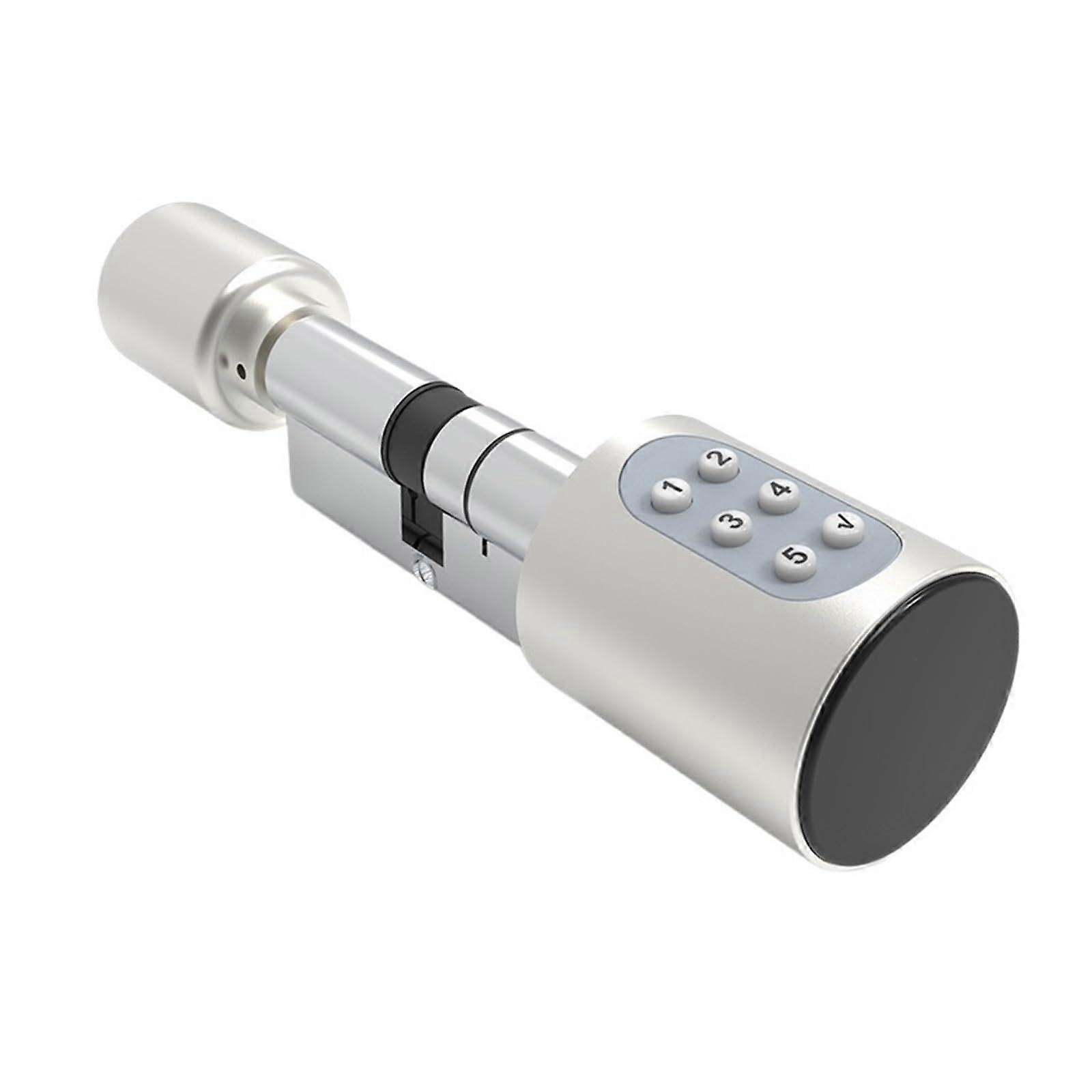 Bluetooth Smart Door Lock with App Control Compatible with Tuya, Multiple Unlock Modes, Keyless Entry for Home Hotel, Silver 3555