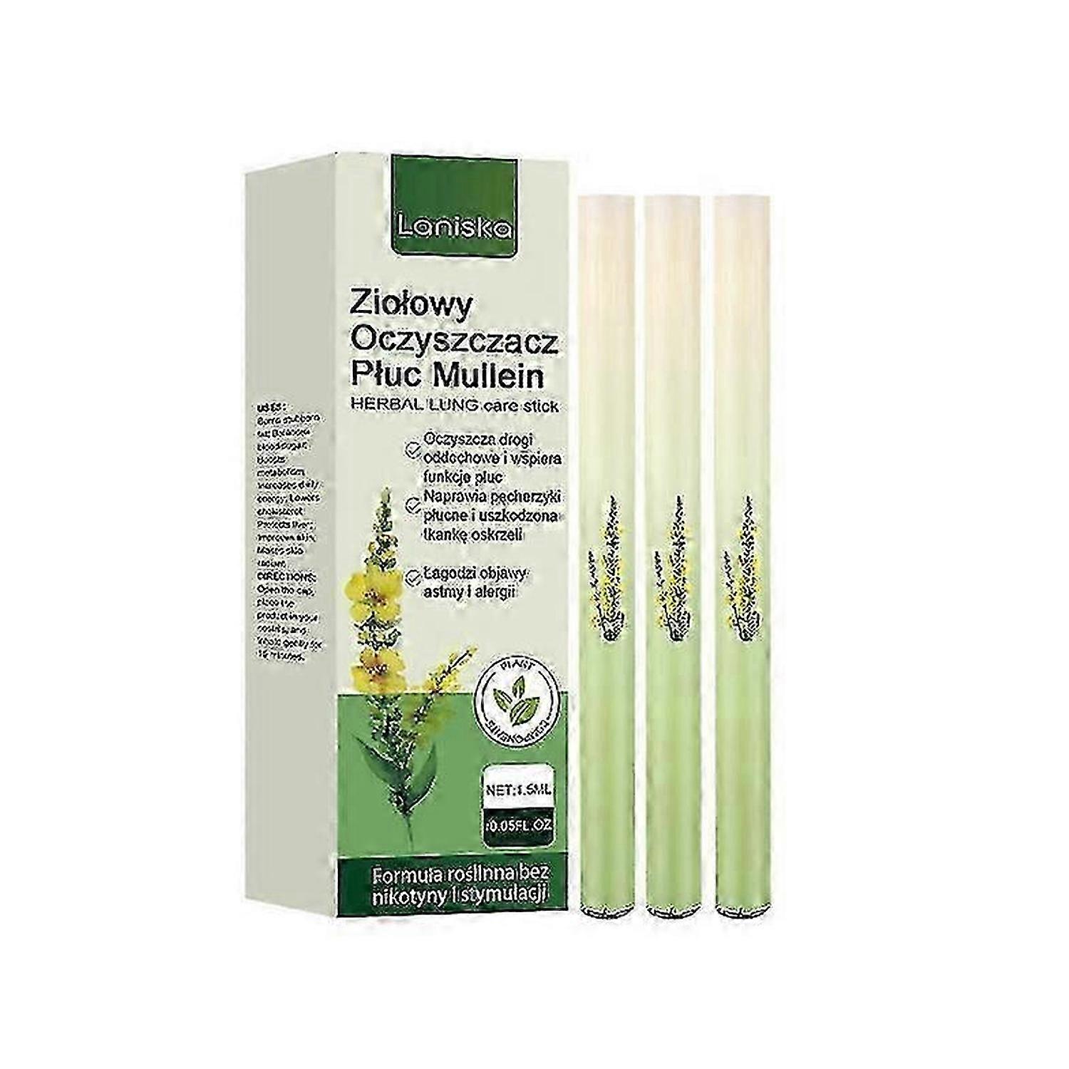 3-Packs Lung Cleanse with Herbal Diffuser Pen 1.5ml