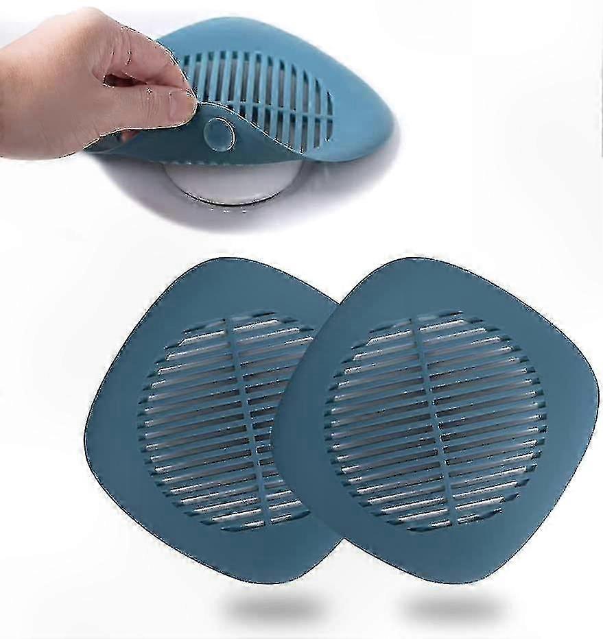 2 Pack Drain Catcher, Silicone Sink Strainer for Kitchen, Bath, and Tub