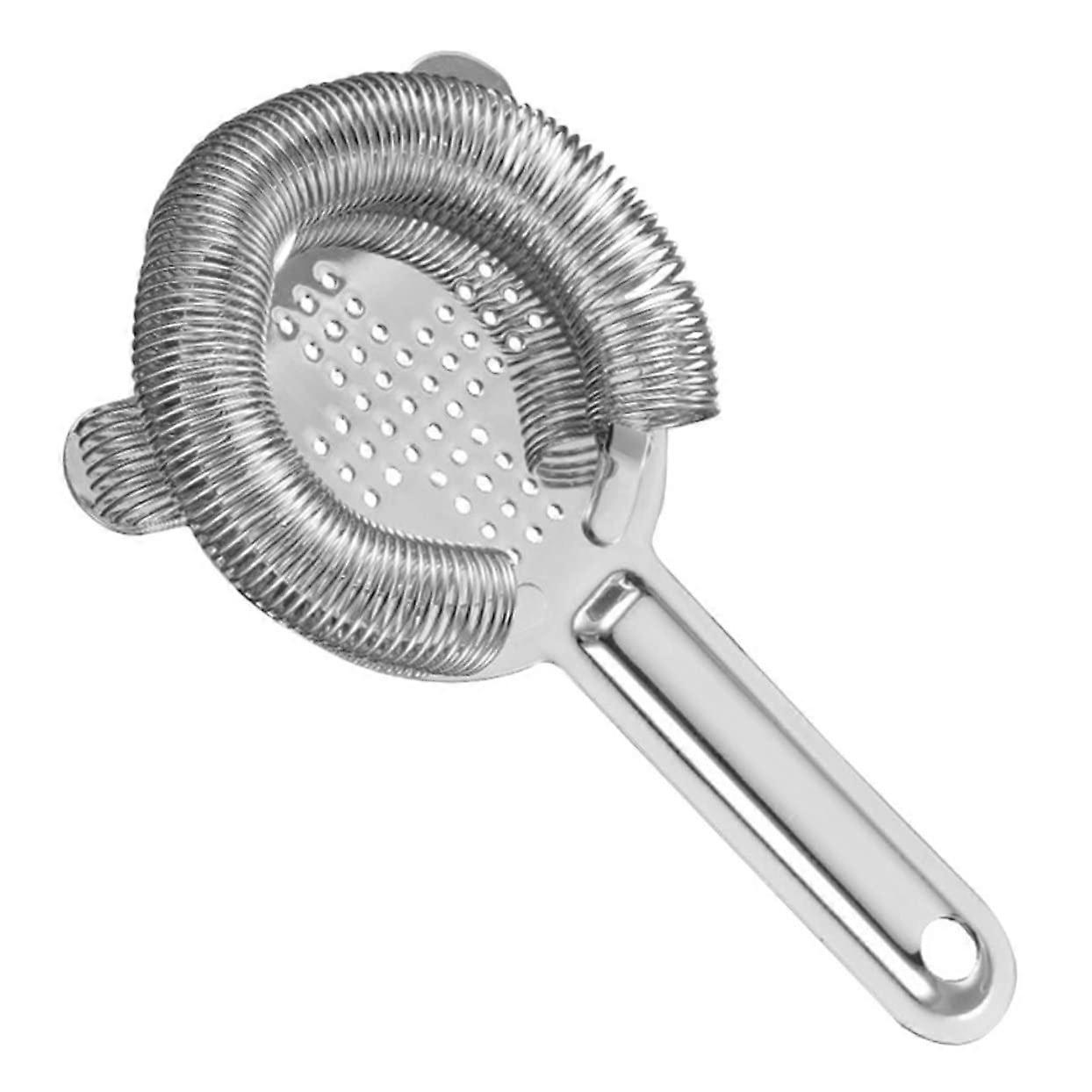 Stainless Steel Cocktail Strainer for Whiskey Ice Cubes, Quick Drink Filtering Bartending Tool