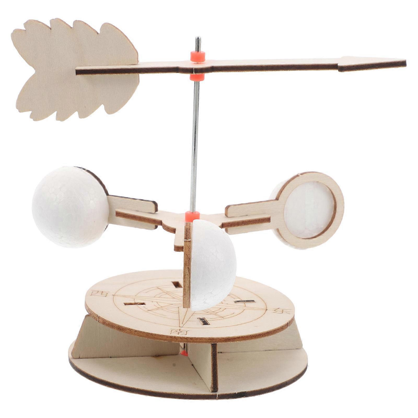 Educational Wind Vane Toy for Children Science Projects DIY Kit