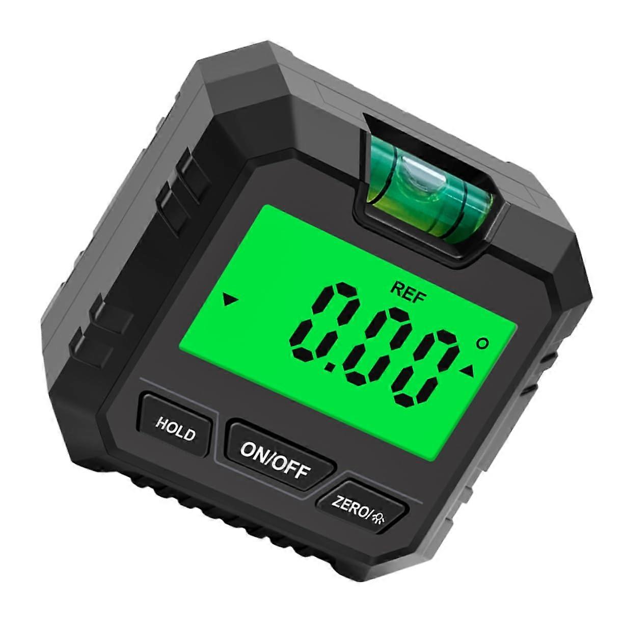 Magnetic Digital Angle Finder Level Gauge  Precision Inclinometer for Construction Black