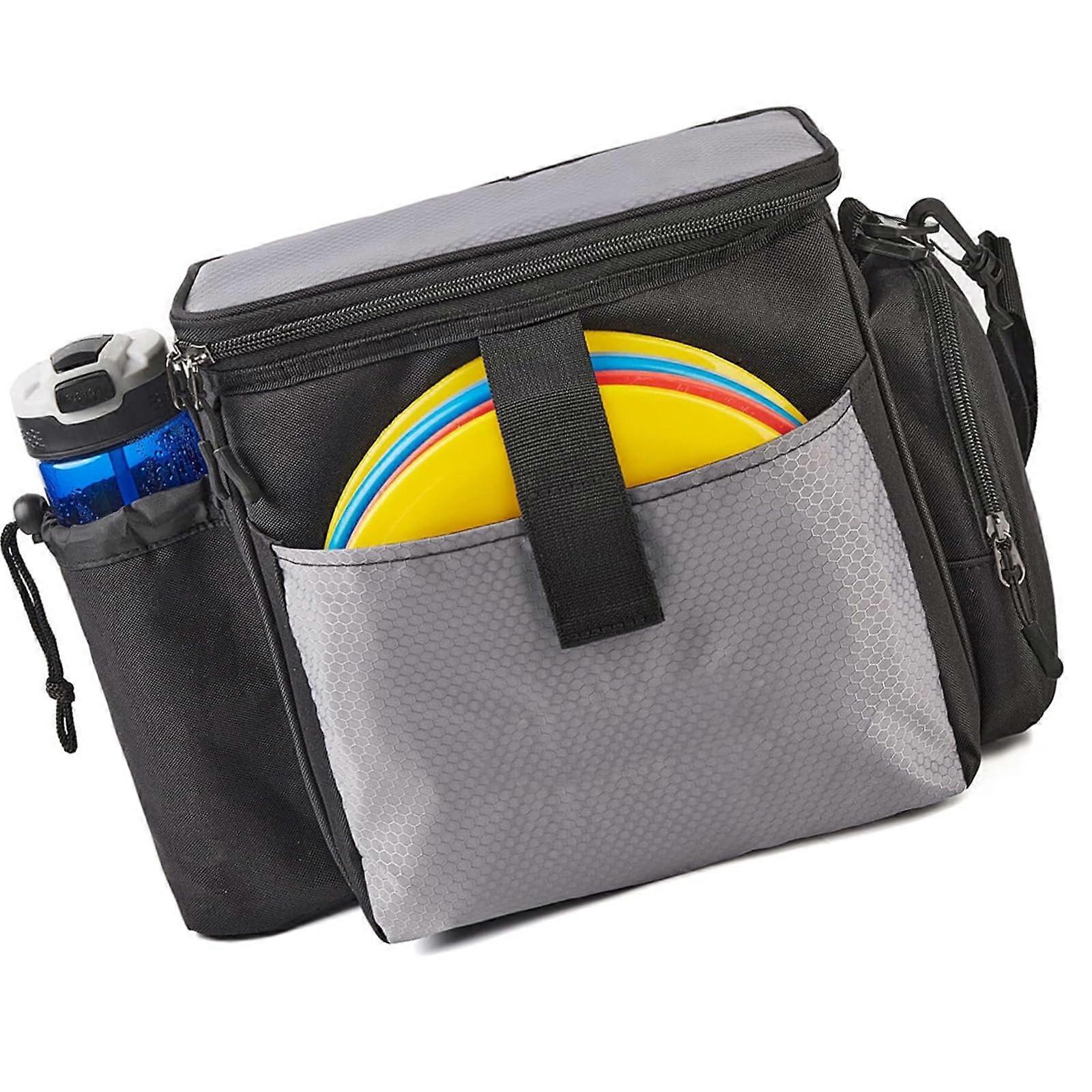 Waterproof Disc Golf Bag with Adjustable Strap, Durable Organizer for Multiple Discs