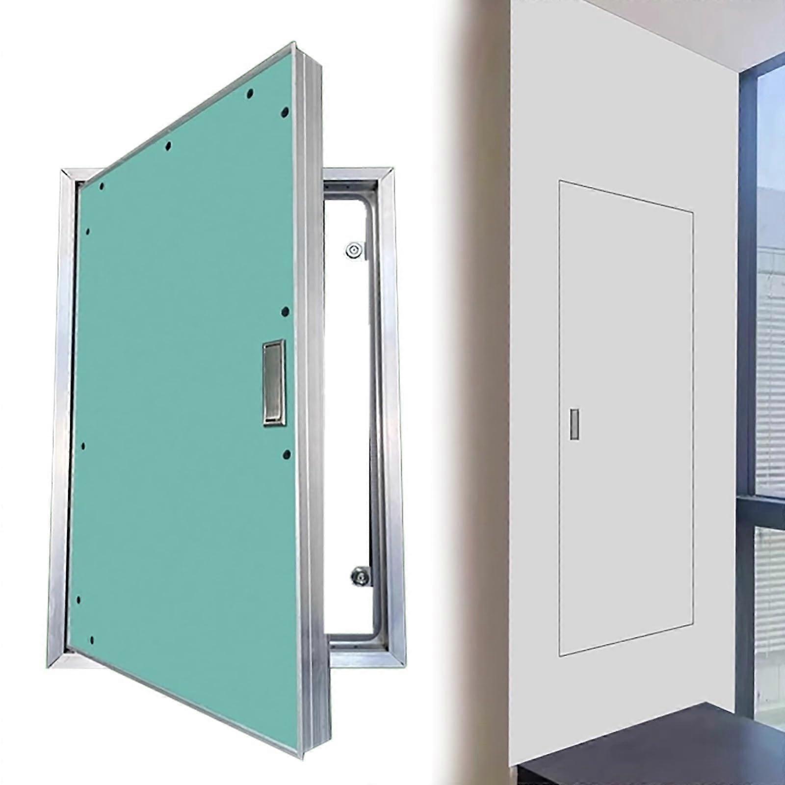 Fire Rated Access Panel 14x16 Aluminum Frame Flush Hidden Door with Paintable Seamless Finish