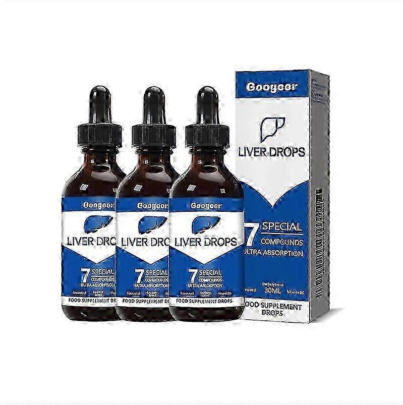 3x Lebertropfen Körperbehandlung 30ml - Neu 2026