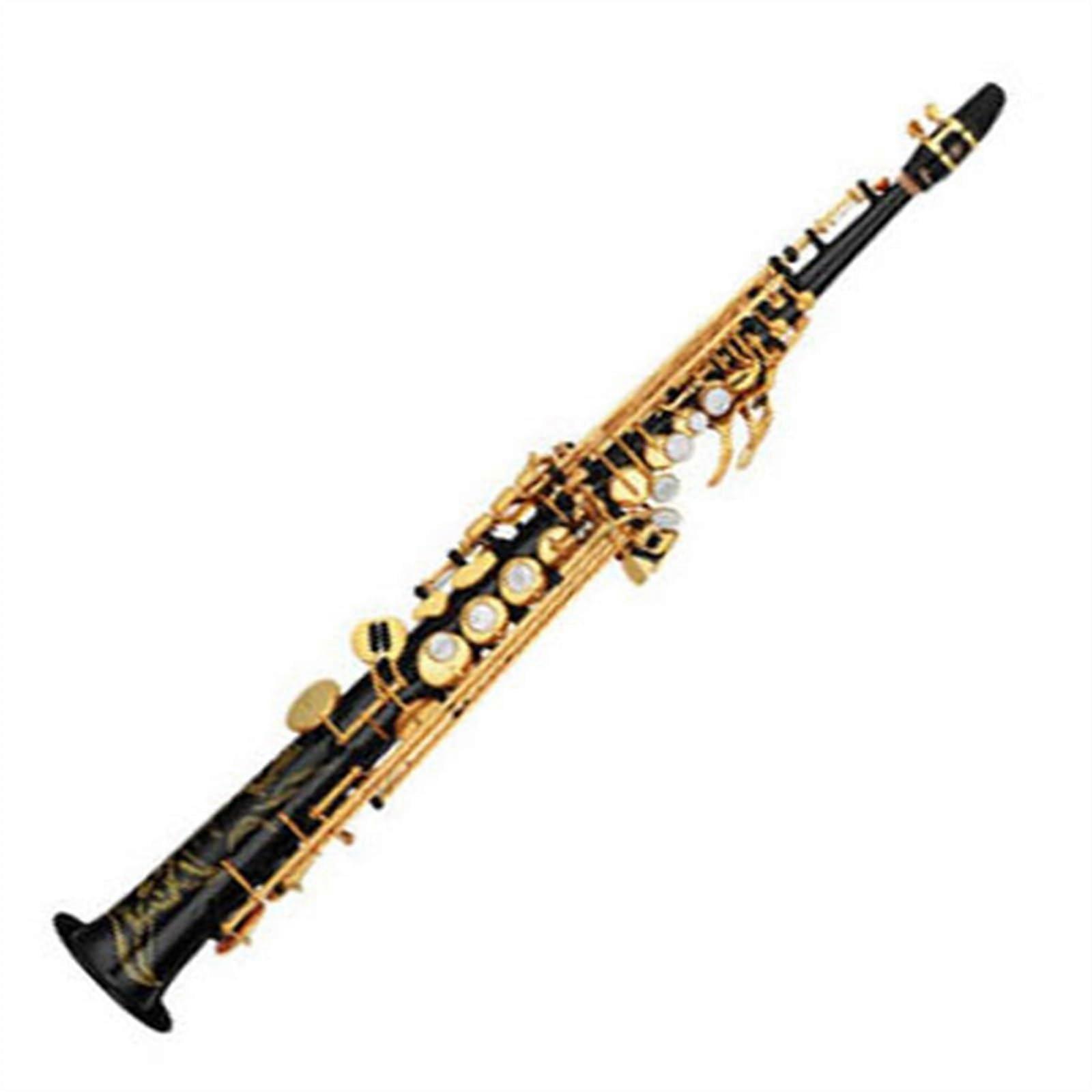 Professional Engraved Brass Bb Saxophone B Flat Pitched with Case Color 01