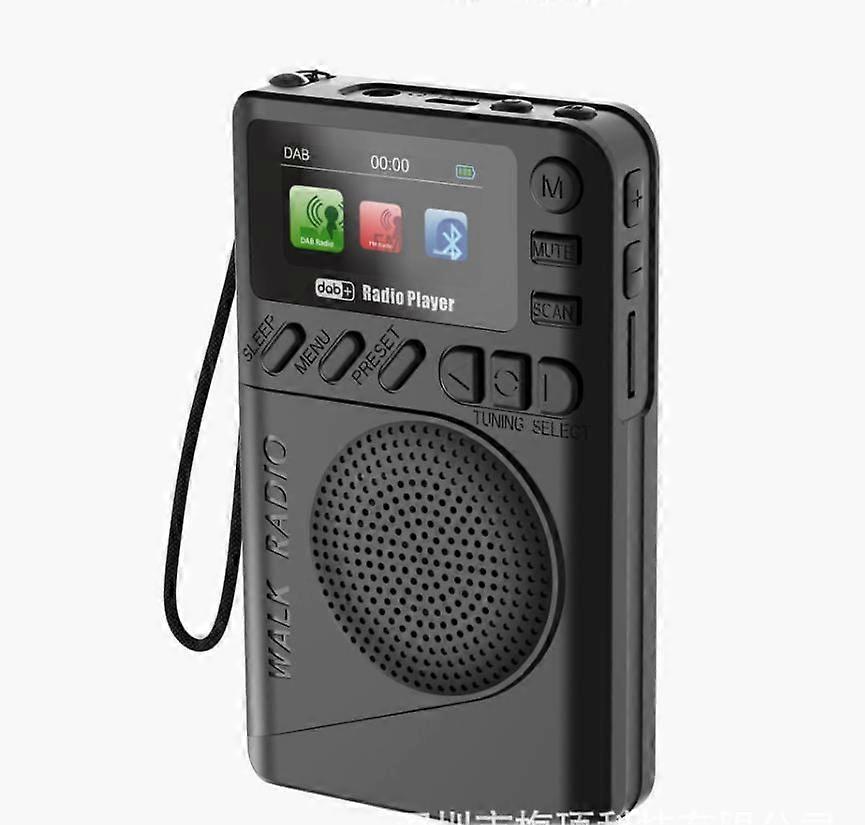Pocket Dab Digitalradio Mini Dab + mit MP3-Player FM LCD-Display