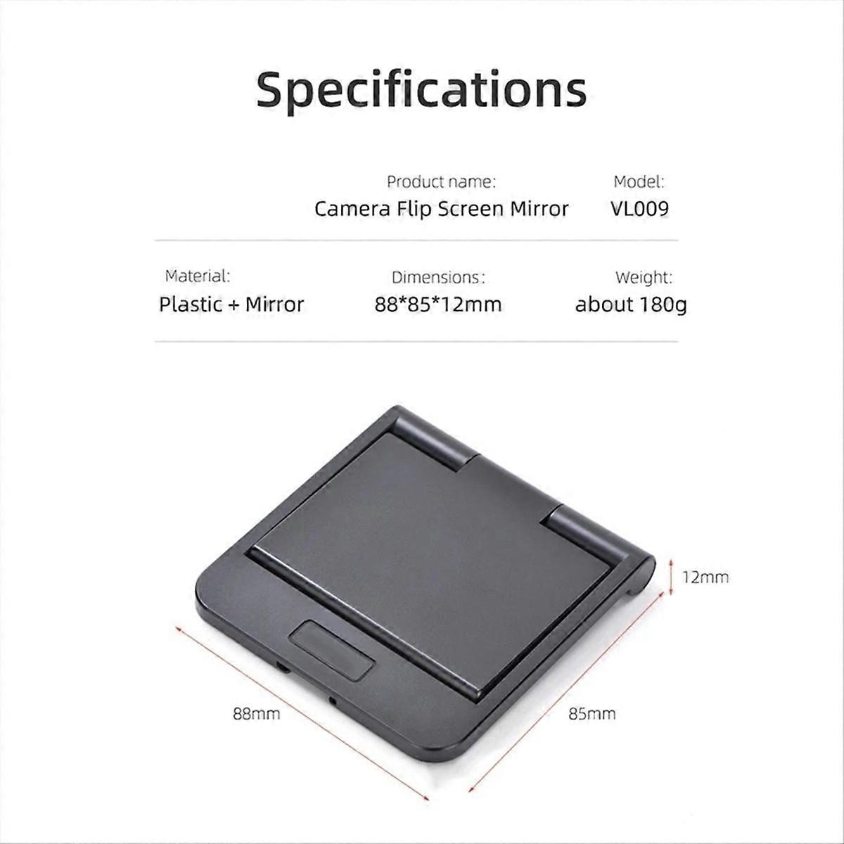 Camera Periscope Flip Mirror Screen Camera for DSLR and Mirrorless