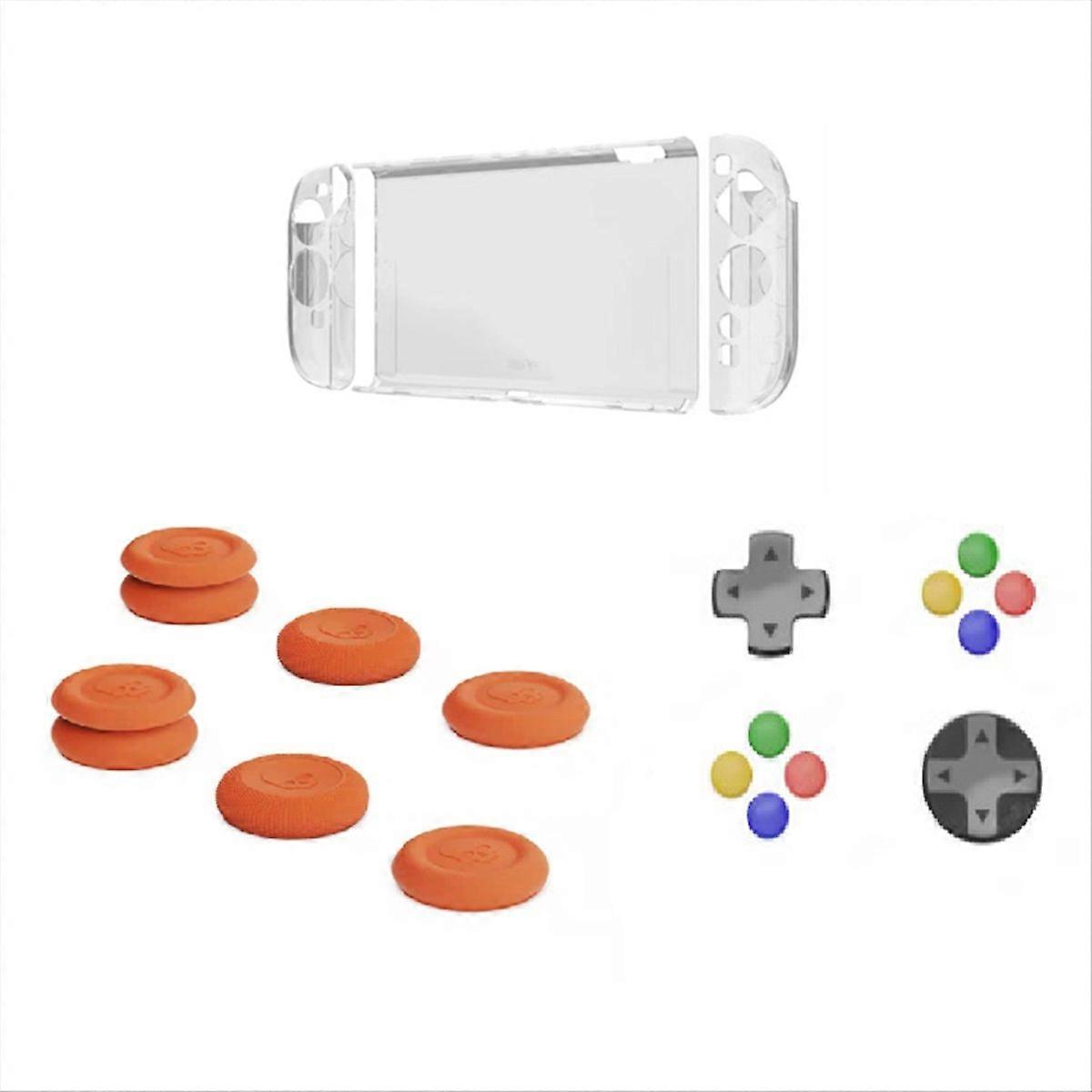For Switch 2 Protective Case+Circular Direction Keys Kit+Thumb Grip