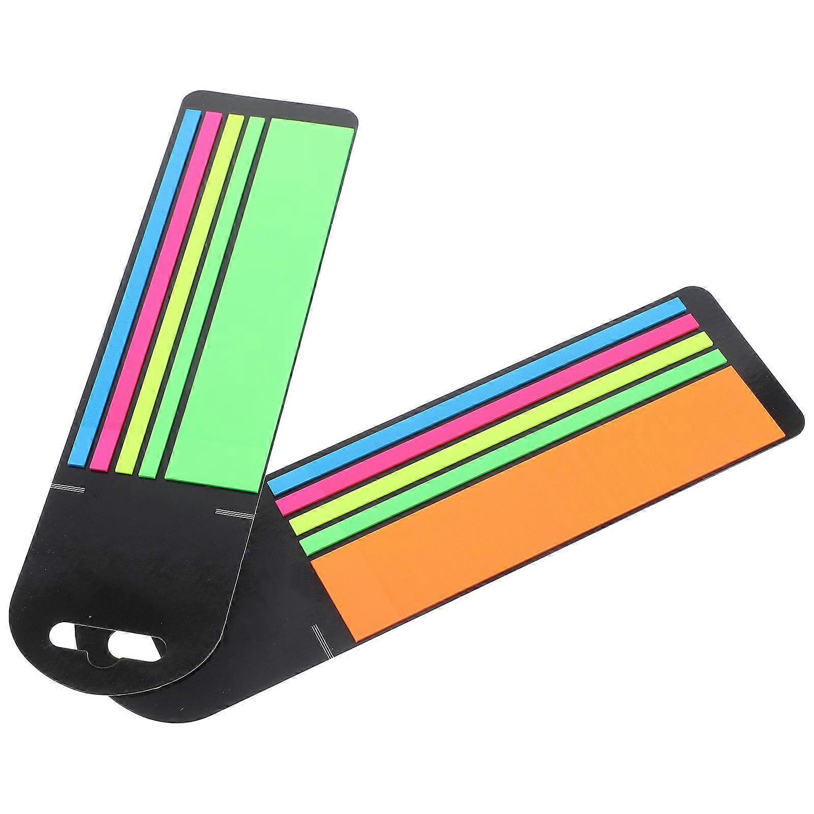 Colorful Reading Strips Sticky Tabs Assorted Color Highlighting Annotation 2 Boxes