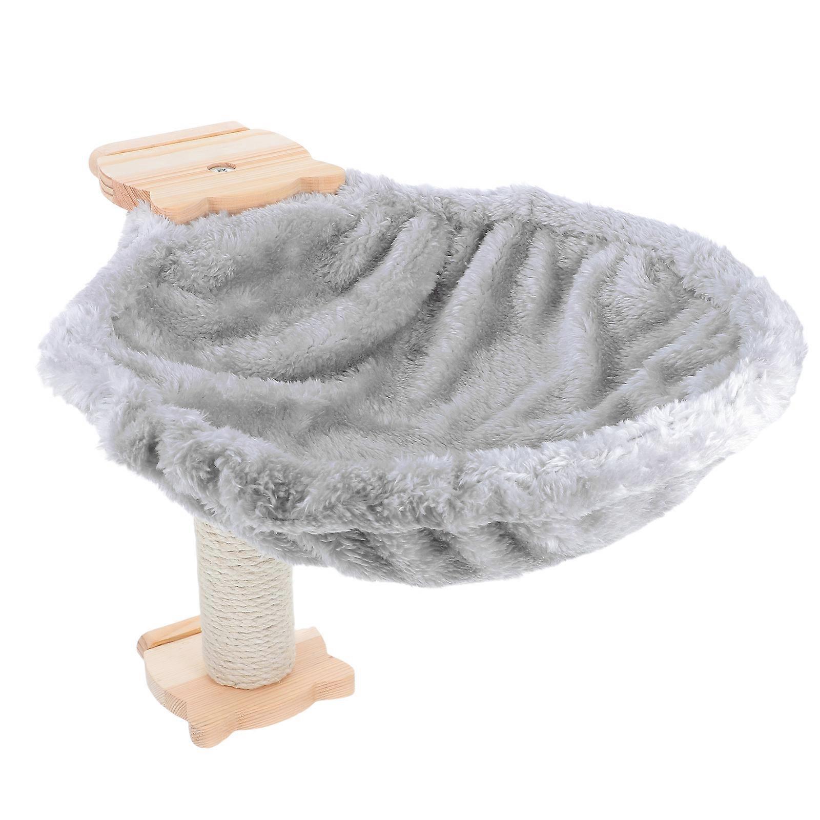 Hanging Basket Cat Bed Spoon-Shape for Cats 2Sets Soft Lint Cat Tree Hammock