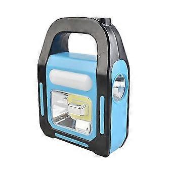 Lampe de travail d'urgence solaire pour l'extérieur, lampe de travail étanche pour le camping, lampe portable