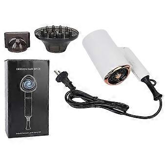 Sèche-cheveux pliable professionnel Sèche-cheveux électrique portable pour une utilisation en salon d’hôtel à domicile - Prise UE 220V