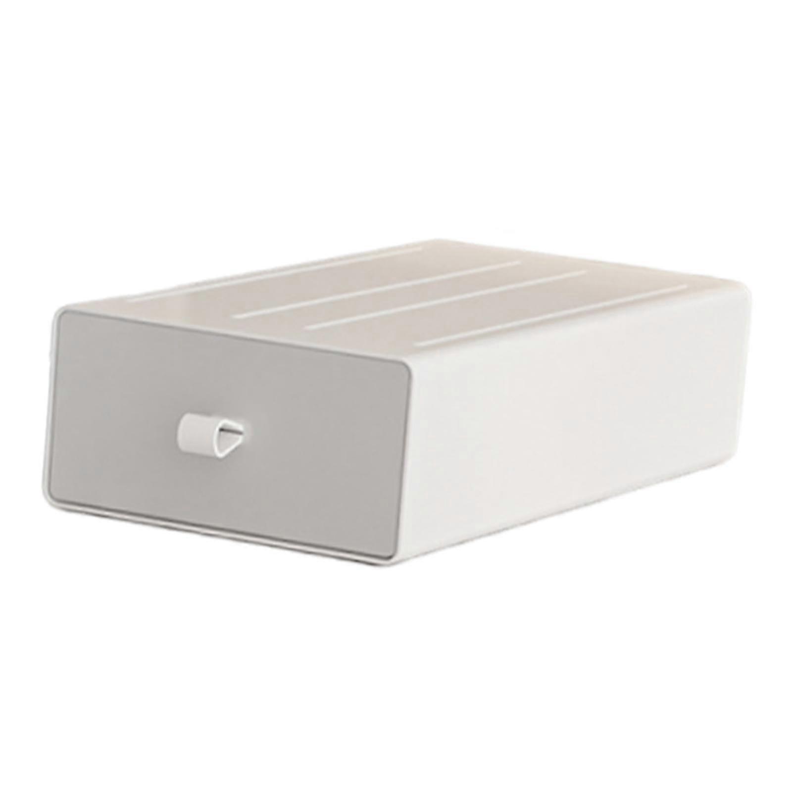 Desktop Storage Box Stackable Jewelry Case Sturdy Space Saving for Cosmetic