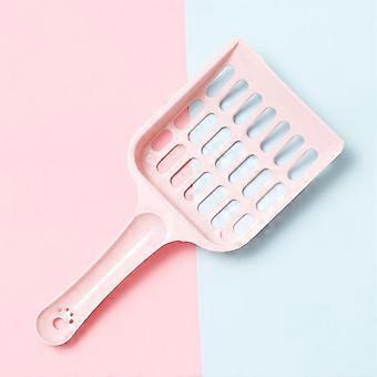Pelle à litière pour chat, couleur bonbon, manche de qualité supérieure, petite pelle pour toilettes pour chat, accessoires de nettoyage pour chat
