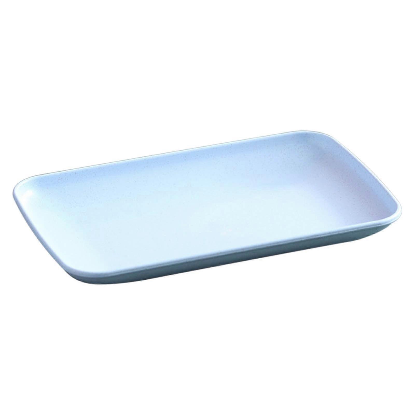 Rectangular Plastic Plates - For Hot Pot, Barbecue, Sausages & Fruit Serving