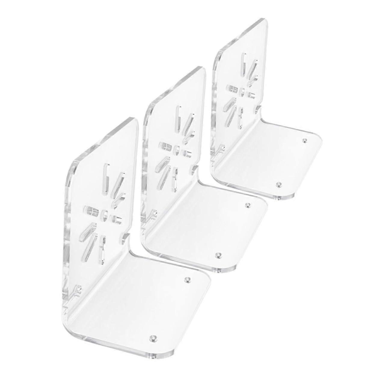 3pcs Wall Mounted Device Shelf for Camera Speaker Router, SpaceSaving Secure Holder