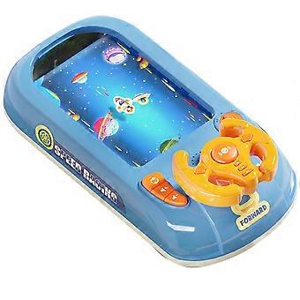 Spielzeug-Rennwagen mit Lenkrad und Musik – Kompatibel mit Rennspielen für Kinder, Weihnachts-/Geburtstagsgeschenk