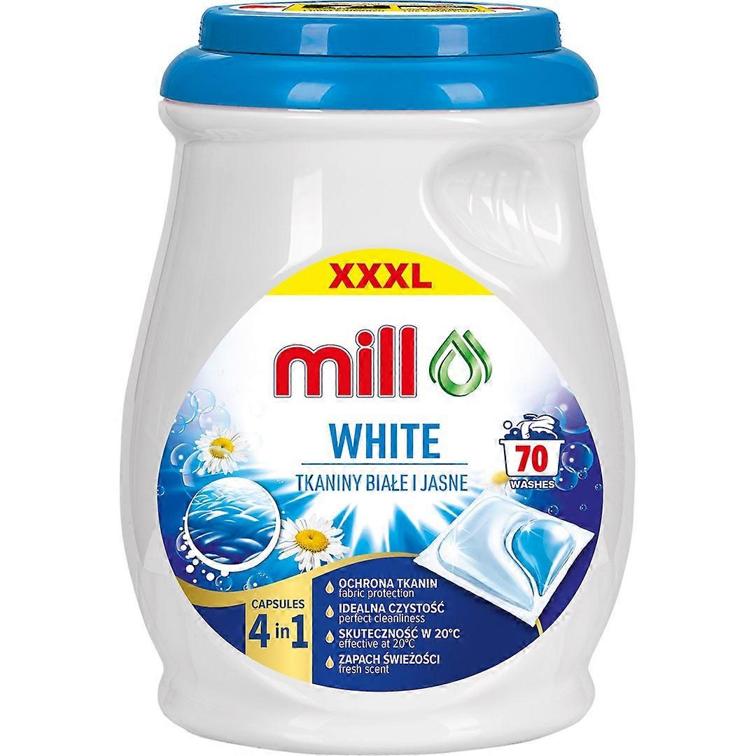 Mill Pro 2k Waschmittelkapseln Weiß 70 Stück