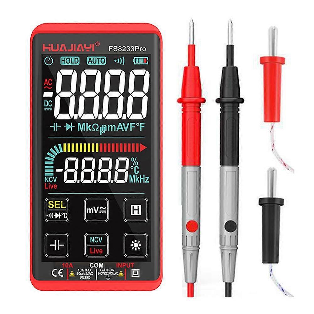 FS8233Pro Touch Multi Meter Automatic Smart Digital Multimeter Electrician Ohm Hz Capacitance 10A