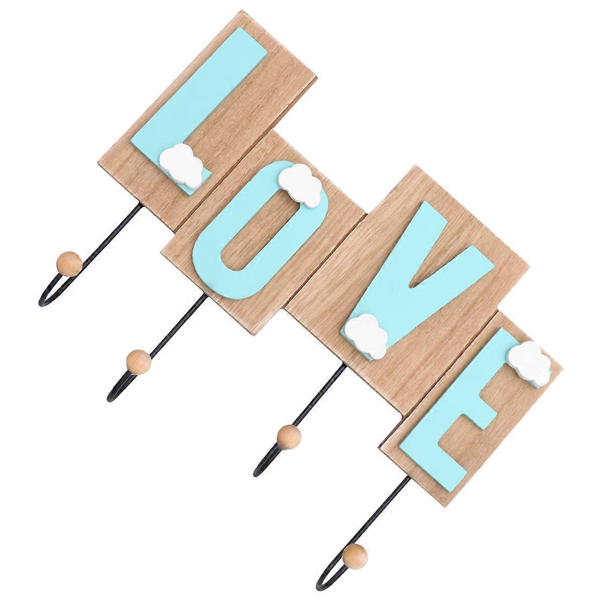 Creative Wooden Hooks for Storage Use Hanging Hook