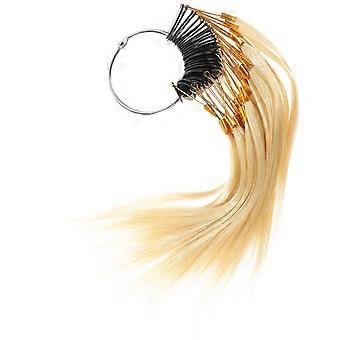 30pcs Hair Color Rings Samples Human Hair Testing Hair Color Samples Real Hair Color Charts
