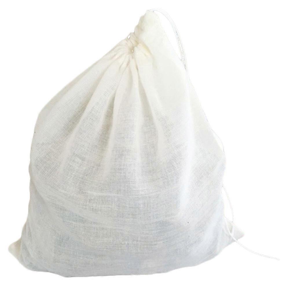 White Fruit Storage Bag Drawstring for Multifunctional Use 1Pcs