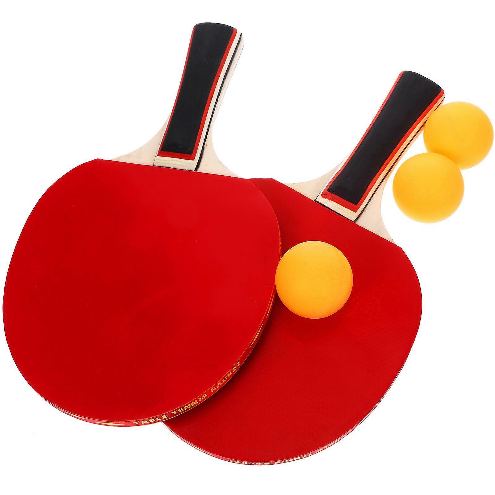 Table Tennis Racket Beginner Table Tennis Kit for Training Use 3Sets