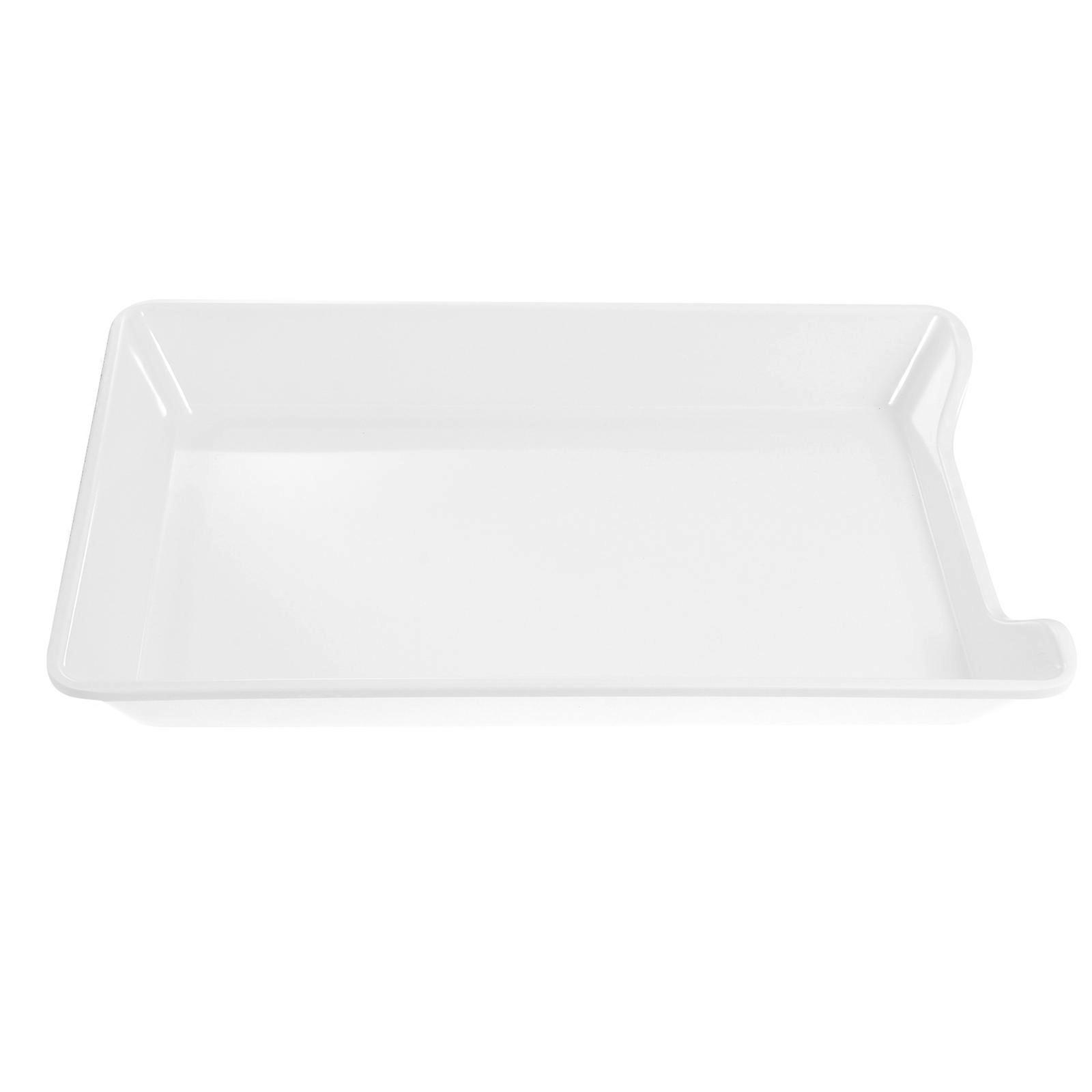 White Serving Tray for Snack Holding 1Pcs Serving Plate