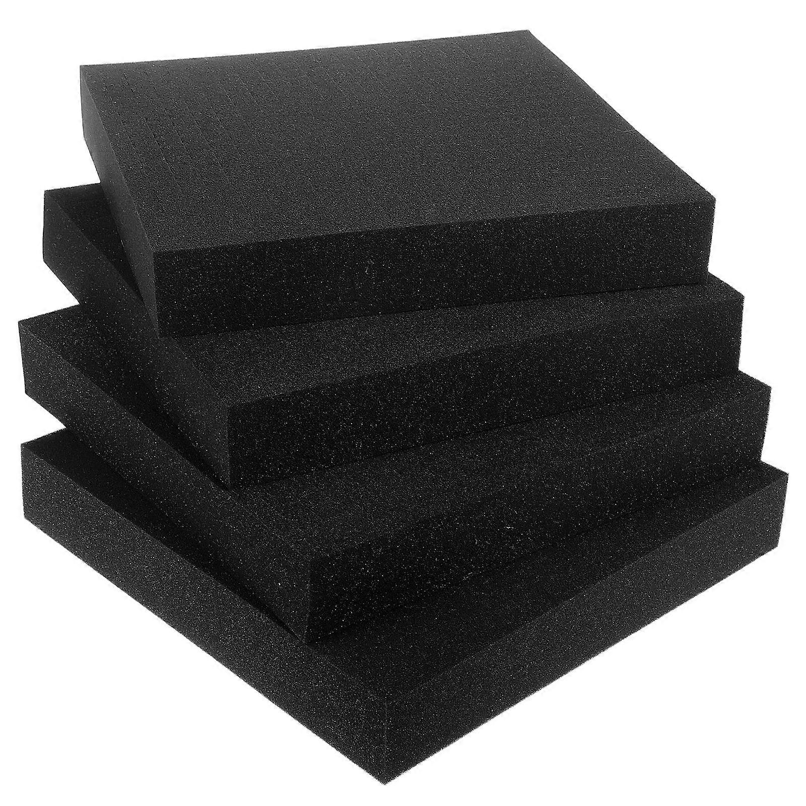 Polyurethane Foam Inserts for Toolbox and Packaging 4Pcs Black Set
