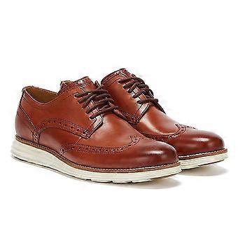 Cole Haan ØriginalGrand Shortwing Oxford Mens Brown / White Brogues